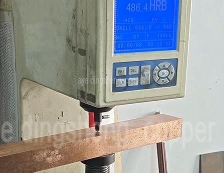 hardness of beryllium bronze